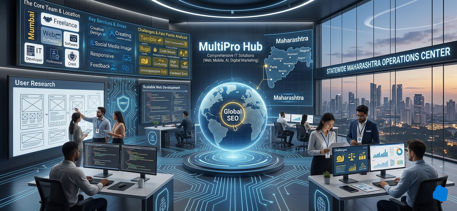 Comprehensive range of modern IT solutions and software services provided by a freelancer in Mumbai